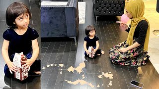 MAKING A MESS THEN SAYING BABY SIERRA DID IT *Hilarious*