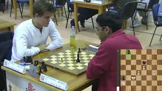 Magnus Carlsen's Shocking Blunder Against Viswanathan Anand | World Rapid Chess Championship 2014