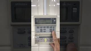 【三菱電機】リモコンPAR-S25A試運転方法