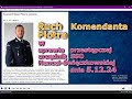 Ruch Komendanta dr Piotra w sprawie przestępczej SSO Małgorzaty Anny  z dnia 5.12.24