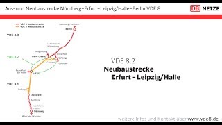 VDE 8.2 NEUBAUSTRECKE: Der Film zum Projekt Neubaustrecke Erfurt -- Leipzig/Halle VDE 8.2