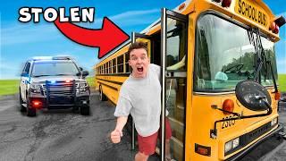 I Stole My Best Friend's STOLEN School Bus!