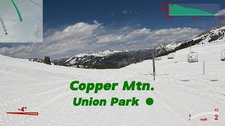 Copper Mtn. | Union Park | A gentle beginner trail that starts above the tree line. Rendevous lift.