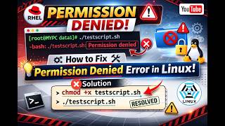 Linux Bash Error: Permission denied When Running Script – Quick Fix [SOLVED]