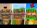 Minecraft Trial VS Minecraft PE VS Crafting And Building (NEW UPDATES!!)