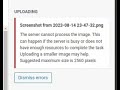 How to fix wordpress - The server cannot process the image. This can happend if the server is busy