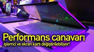 İşlemci ve ekran kartı değişebilen notebook