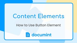 Content Elements: How to use Button Element 🔲