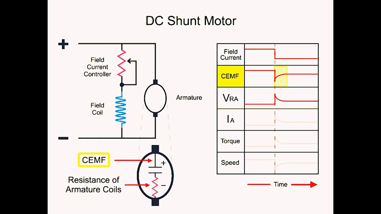 How DC Shunt Motor Works? (Working Principle) - YouTube