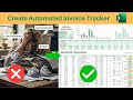 How to Create Excel Invoice Tracker (Step-by-Step Tutorial)