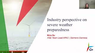 G+ guidance on Severe weather preparedness in Offshore Wind.