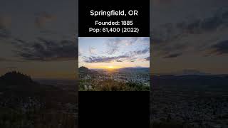 Random US Towns: Springfield, OR #shorts