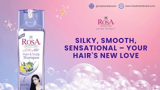 Rosa Herbalcare Hair \u0026 Scalp Shampoo | Dandruff and scalp cleaning | Shampoo for women and men