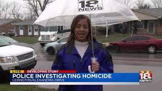 Police investigating homicide
