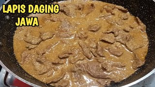 RESEP SIMPEL LAPIS DAGING KHAS JAWA TIMUR