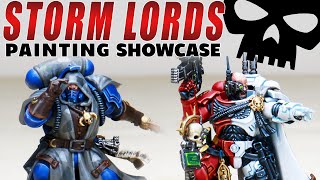 PAINTING SHOWCASE Warhammer 40k Storm Lords Space Marines Army