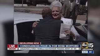 Governor Rose Mofford dies at age 94