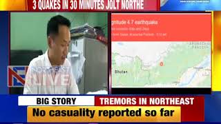 Three earthquakes in a span of 30 minutes jolt Northeast; China needles India over quake