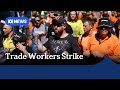 Construction workers rally against CFMEU administration | ABC NEWS