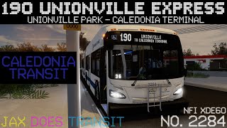 [ROBLOX] Caledonia Transit | 190 Unionville Express | 2284