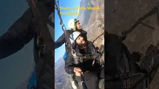 Paragliding in Kullu Manali #paragliding #shorts #ytshorts