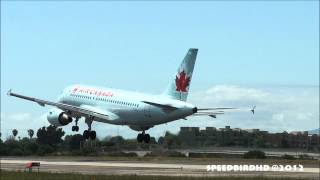 Air Canada Airbus A319-113 [C-GBIA] Landing in Los Angeles