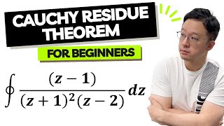 How to Use Cauchy Residue Theorem on a Contour Integral?