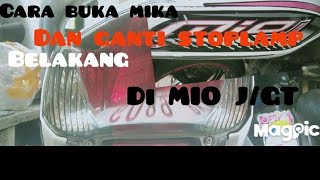 proses ganti bohlam belakang Mio j/gt