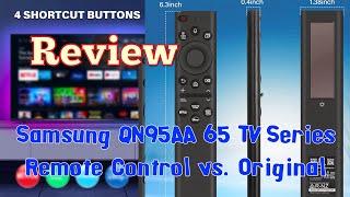 SAMSUNG  Universal Remote Control with Solar Charging Review vs. Original remote Control.