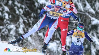 Olympic gold medalist Jessie Diggins wins FIS Cross-Country Skiing World Cup sprint | NBC Sports