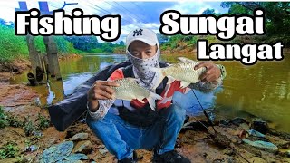 Activity fishing sungai langat di hujung minggu#fishing