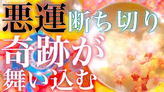 【毎朝たった１分見るだけでどんどん奇跡が起こる】悪縁・悪運を断ち切り奇跡を引き寄せる528Hz高波動サウンド 浄化作用 恋愛運 金運アップ 天使の歌声入り【開運】