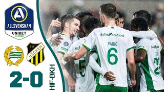 Höjdpunkter: Hammarby - Häcken 2-0 Allsvenskan