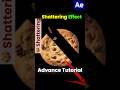 After Effects Shatter Broken Easy Tutorial #tutorial #animation #effectsofaftereffects  #motionpath