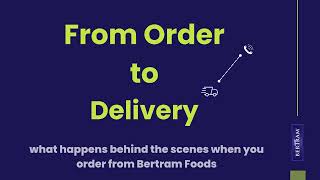 Order To Delivery- The Bertram Process