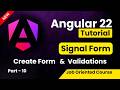 Angular 22 Tutorial for Beginners | Signal Form in Angular