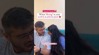 Wife BITING HUSBAND 🙄🫣😳 #Shorts