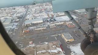 Landing @Saskatoon  airport 01/17/18