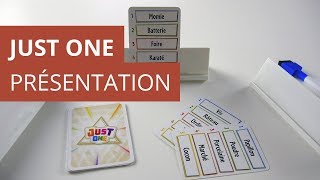 Just One - Présentation du jeu