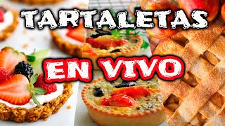 Cómo hacer TARTALETAS en VIVO Pie de manzana y Quiche Madhunter en LA COCINA