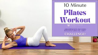 10 Minute Pilates Workout - Full Body Pilates Workout At Home!
