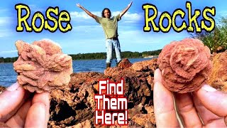 How To Find Rose Rocks 🌹 💎  Oklahoma Crystal Hunting