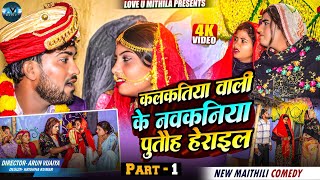 कलकतिया वाली के नवकनिया पुतौह हेराइल // PART 1 // MAITHILI COMEDY 2025 //  LOVE U MITHILA //