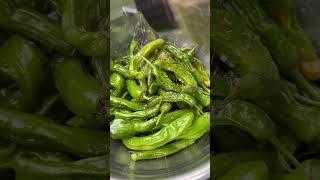 Shishito Peppers #grilling #appetizer #shorts