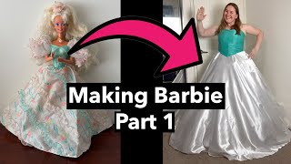 90s Barbies were UNHINGED! | Making a 1992 Birthday Barbie Cosplay | Part 1