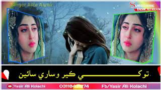 Tokhe Ker Wisare Sain Sindhi Whatsapp status Singer Alee Aamir#Yasir_Ali_Kolachi