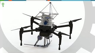 Уникальный дрон паук SpiderMAV (Robotics.ua)