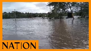 Namanga Road impassable after River Athi bursts its banks