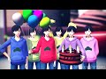 【mmdおそ松さん】happy birthday june🎂