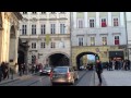 【チェコ】 プラハ市電 その7　カレル橋付近　trams the neighborhood of charles bridge prague czech republic　 2014.4